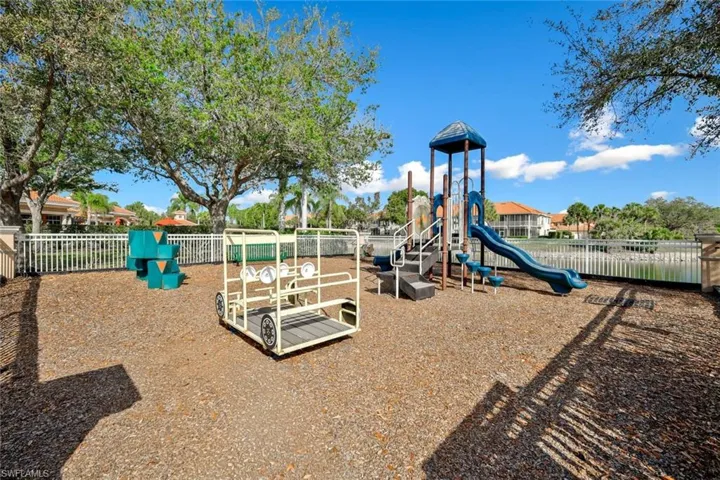 View of community jungle gym