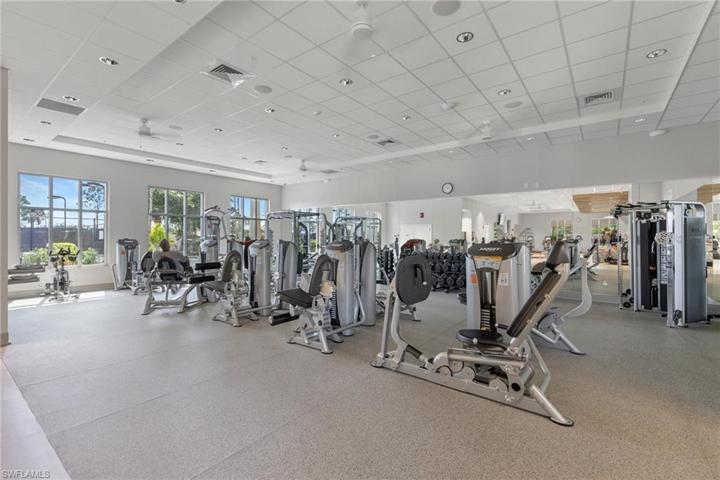 New expanded fitness center
