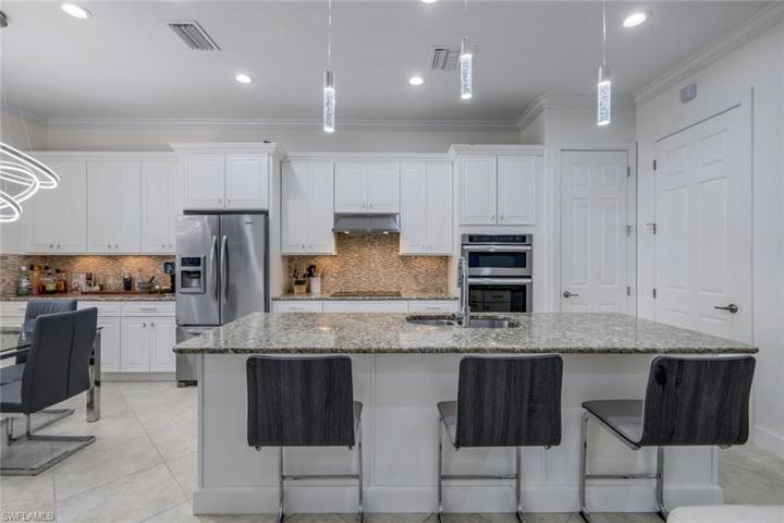 Island Kitchen with Bar seating