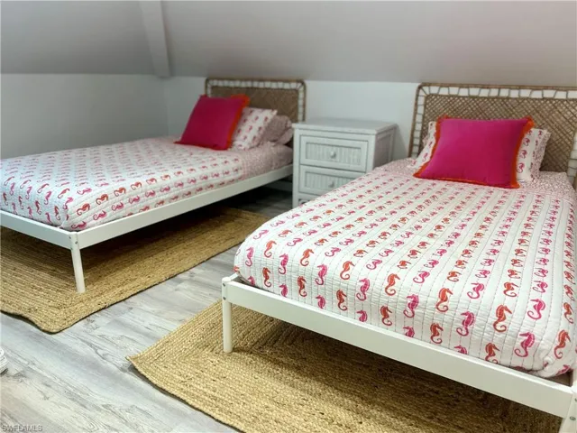 3rd Bedroom featuring two twin beds.