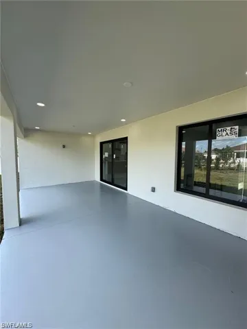 View of patio