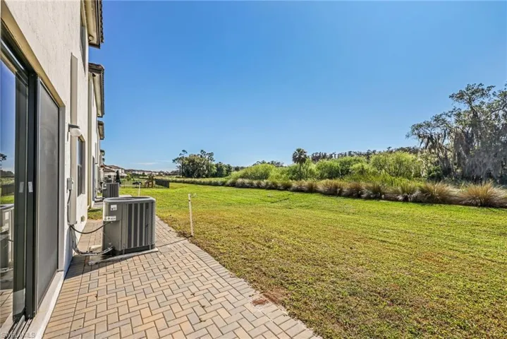 View of Back Yard with a patio