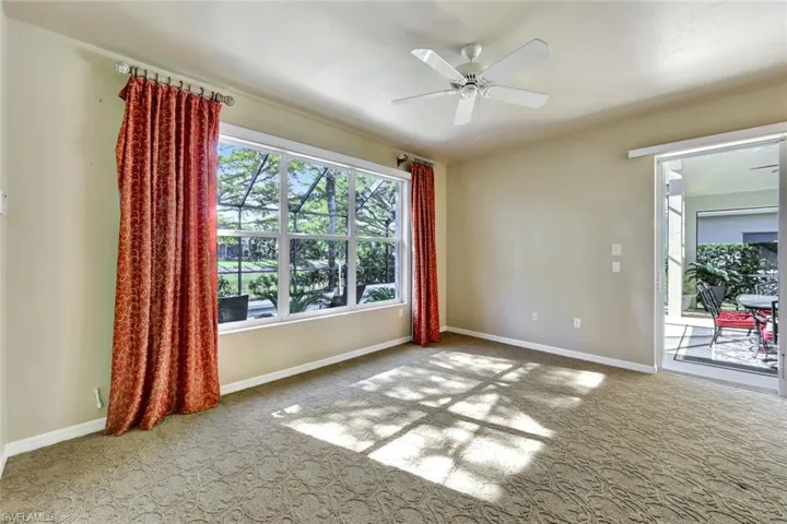 Large Primary Bedroom with Lanai Access