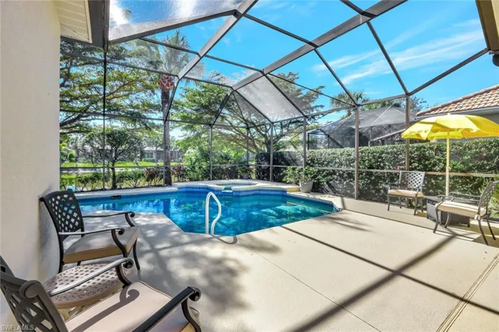 Expansive Pool Deck Area with several seating options, Shaded or Sun