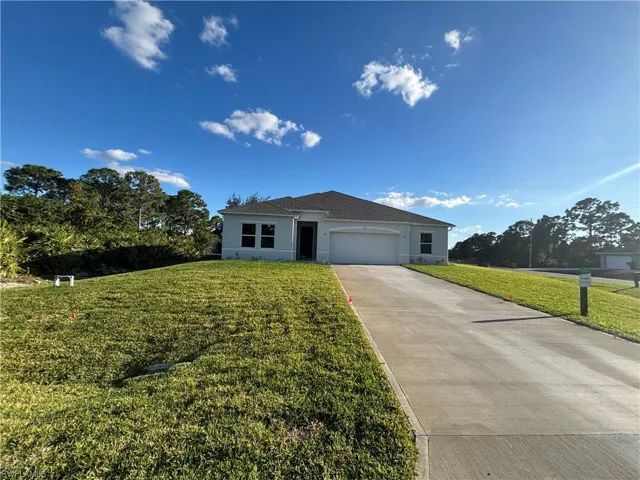 Large landscaped yard