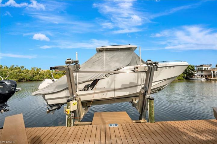 Included Boat Slip with lift
