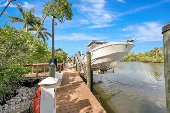 Boat Slip included