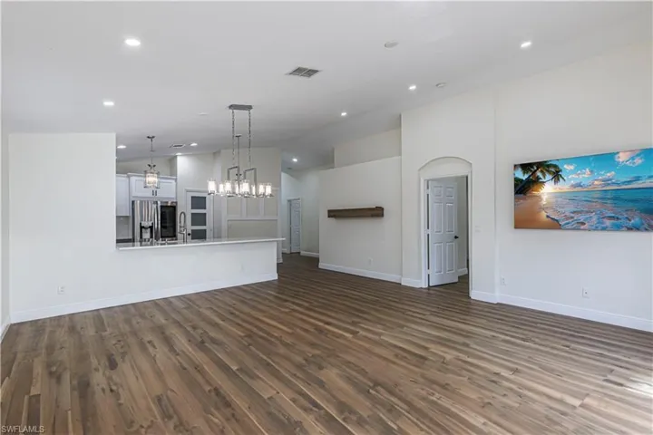 Living & Dining Room wide open floorplan
