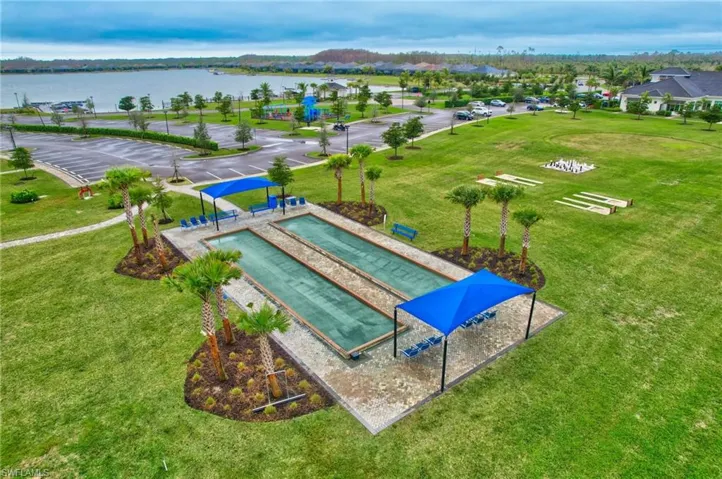 Aerial water view