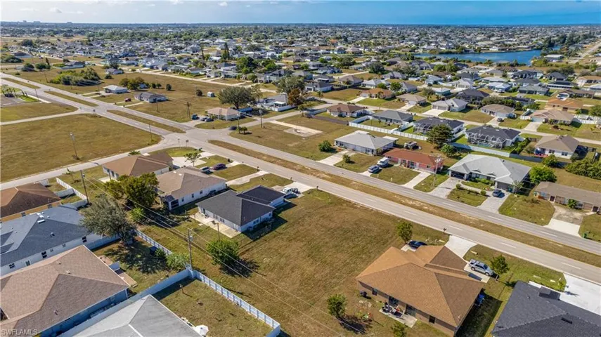 Aerial view of duplex lot  area