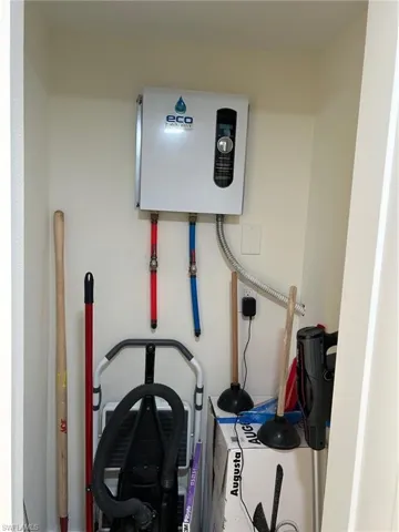Utilities featuring water heater