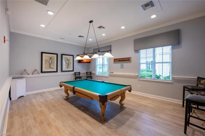 Pool room at the Castaway's Club