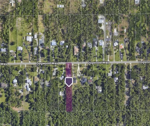 Aerial overview of property's location