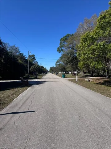 View of asphalt street