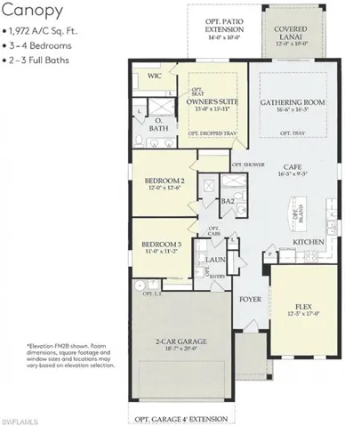 Developers Canopy Floor Plan