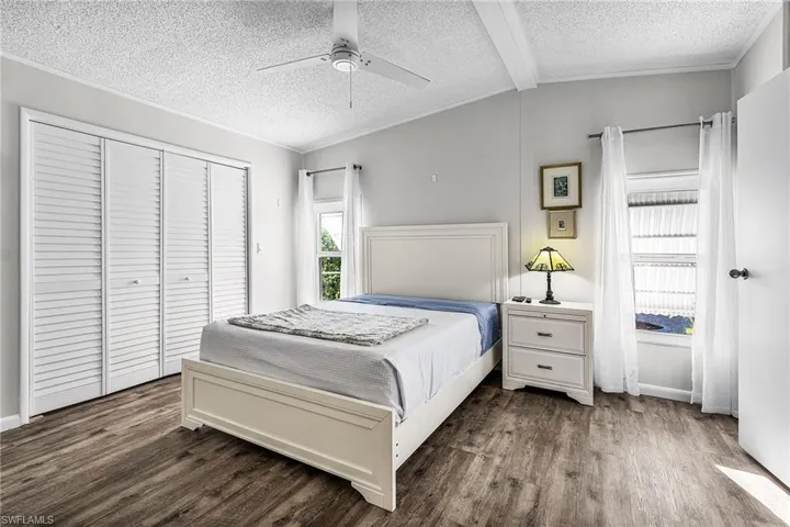 master bedroom w/ walk in closet