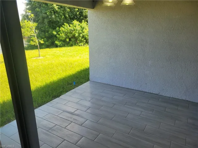 View of patio