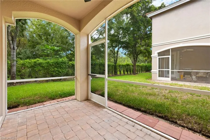 View of unfurnished screened sunroom