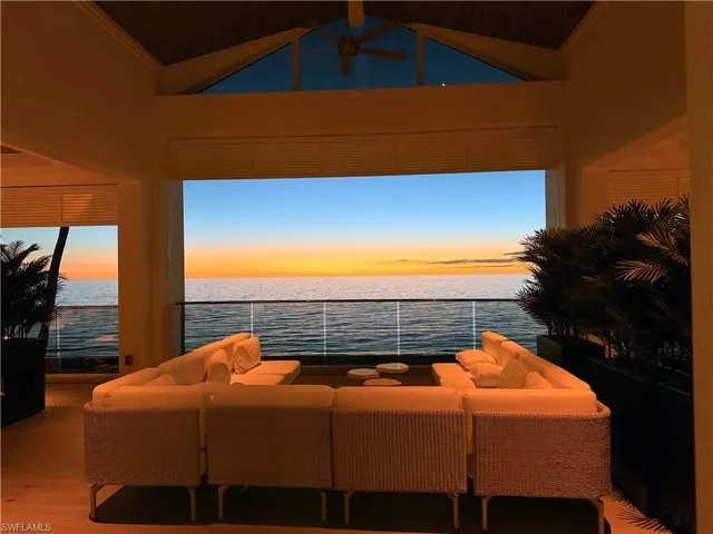 Sunset from inside the BB Beach Park