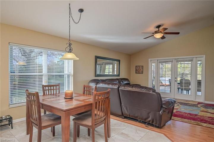 Casual dining and family room.