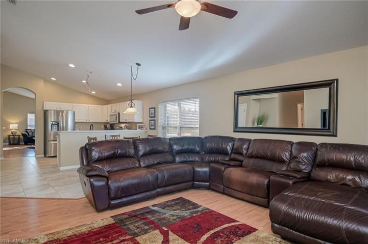 Another view of spacious family room.
