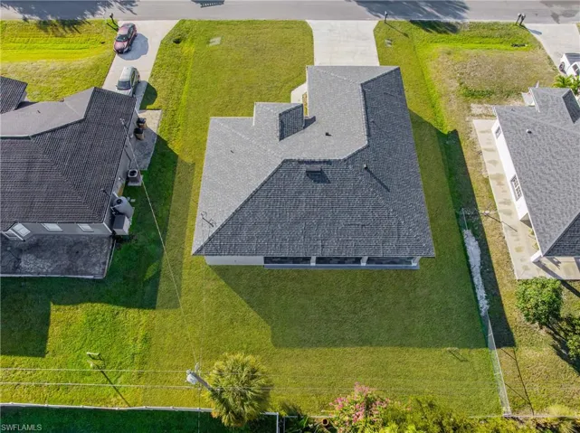 Aerial view of property and surrounding area