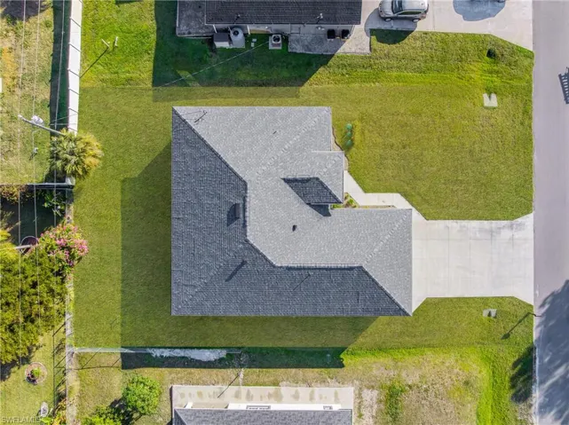 Aerial view of property and surrounding area