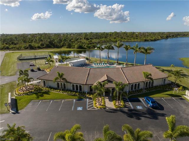 Clubhouse with plenty of parking