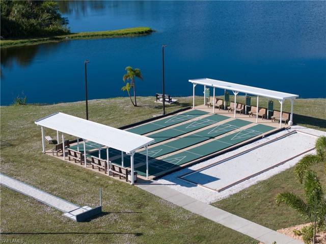 Shuffleboard courts