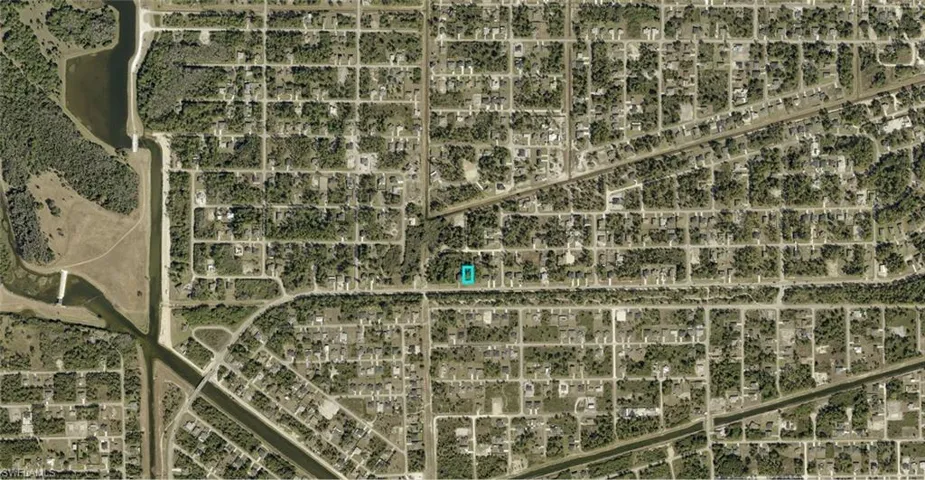 Aerial Map. Indicating the location of the property within the depicted area