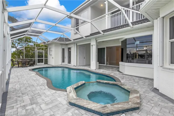 Perfect pool and spa retreat for year-round Florida living.