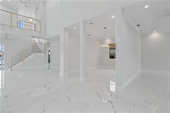Host with ease in this elegant dining space that blends beautifully into the open-concept floorplan.