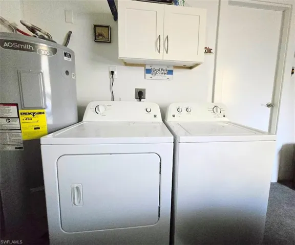 Washer/Dryer & Hot Water Heater
