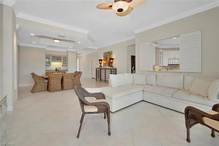 Photo looking back towards dining and entry. (furniture has been removed)