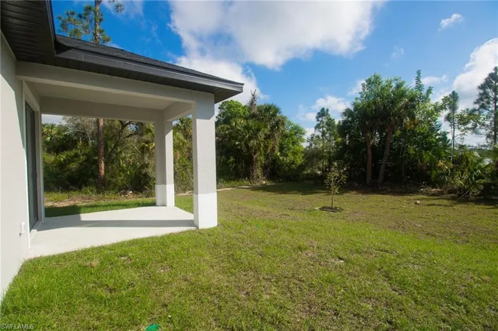 View of yard featuring a patio