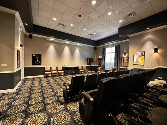 Game room featuring carpet flooring, billiards, and a paneled ceiling
