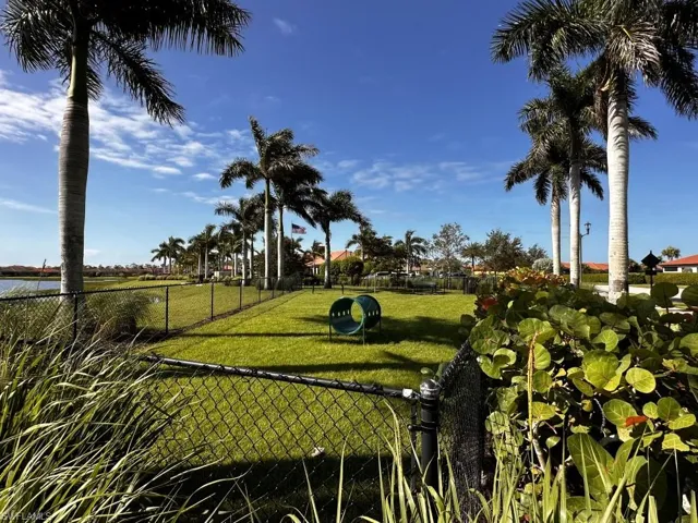 View of tennis court