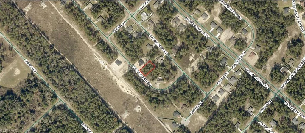 Aerial Map. Depicting the property's location within its geographical context
