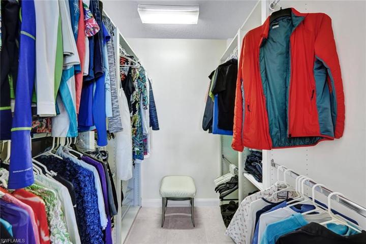 Large Walk-In Closet in Master