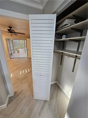 View of closet