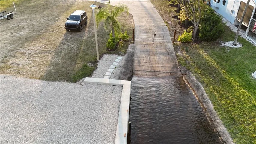 Birds eye view of Boat Ramp