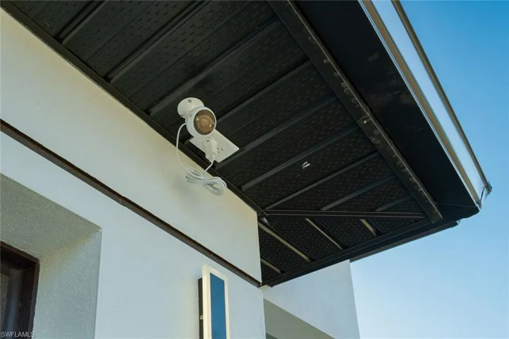 Details with stucco siding