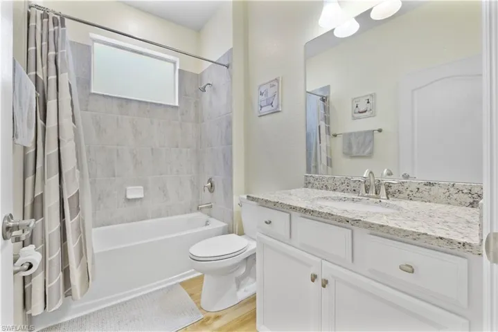 Bathroom #3 just off bedroom and Den