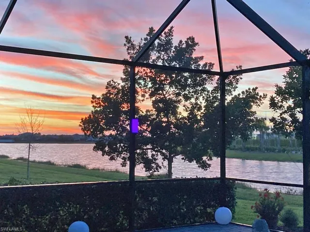 Enjoy beautiful sunsets from your back screened in Lanai with heated pool.