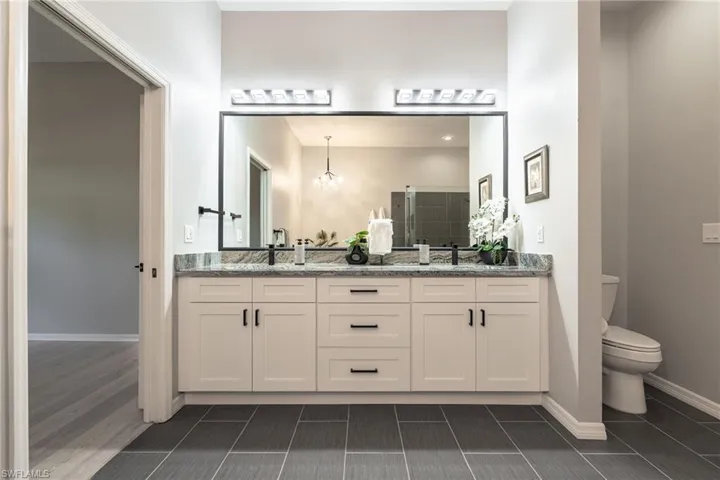 Dual Sink Vanity. This bathroom is a must see.