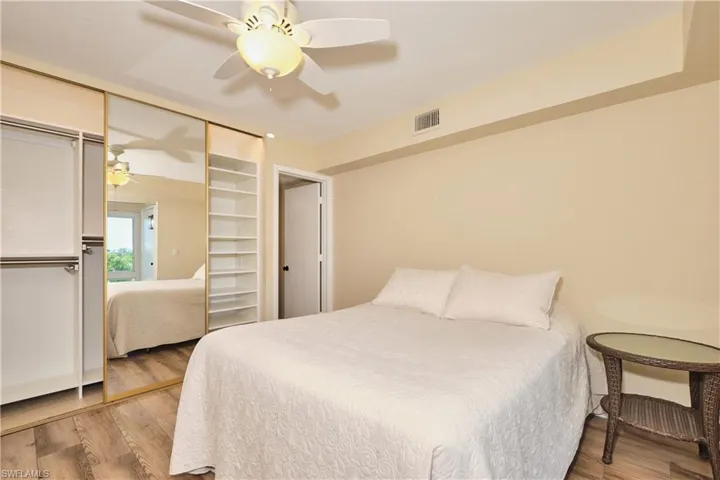 Large owner's suite with closet built-ins and full size bath.