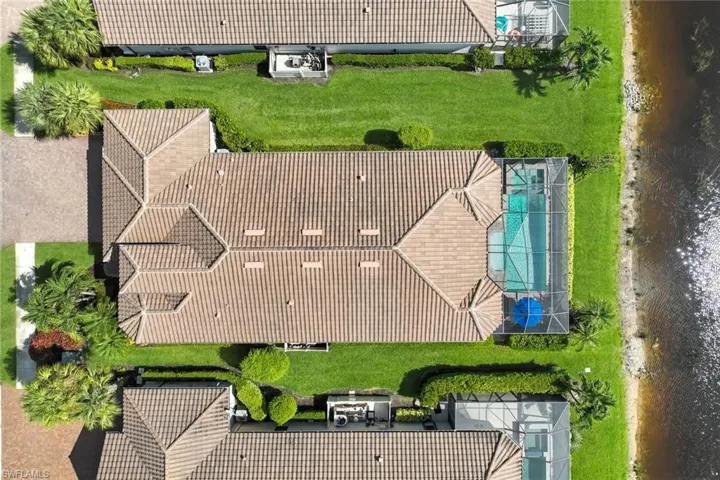 Aerial View of House
