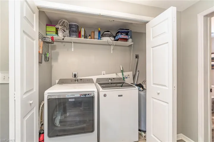 Laundry area
