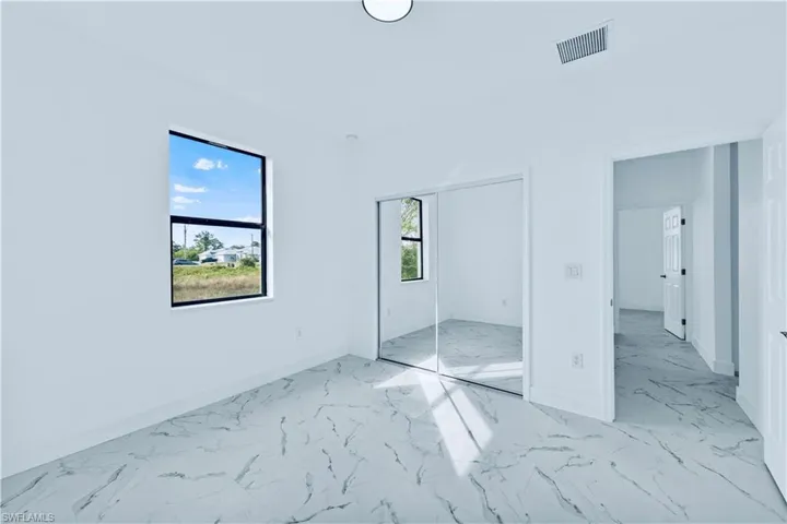 View of unfurnished bedroom