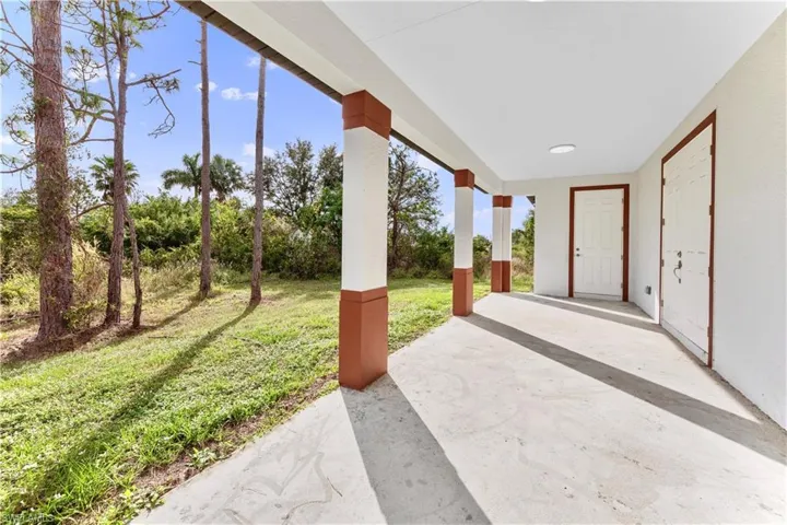 View of patio